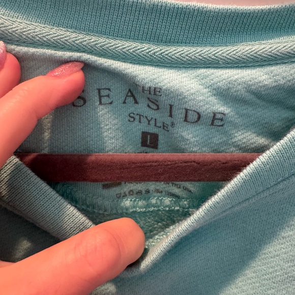 Seaside Women's Mint Sweatshirt - Picture 2 of 2